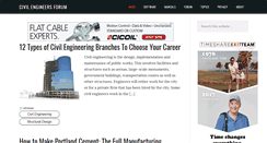 Desktop Screenshot of civilengineersforum.com