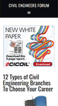 Mobile Screenshot of civilengineersforum.com
